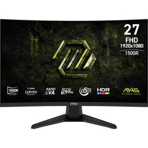 Monitor Gaming MSI MAG 275CF X24, 27", 1920 x 1080