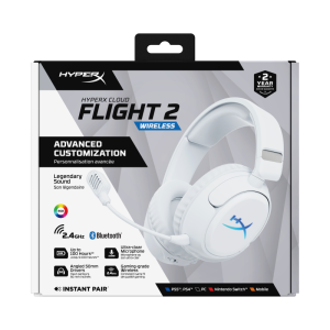 Casti Gaming Head-band HyperX Cloud Flight 2, Wireless, Alb