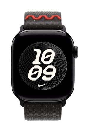 Curea pentru Apple Watch 42mm Midnight Black Nike Sport Loop