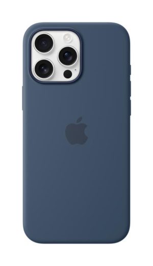 iPhone 16 Pro Max Silicone Case with MagSafe - Denim