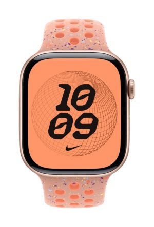 Curea pentru Apple Watch 46mm Alpenglow Pink Nike Sport Band