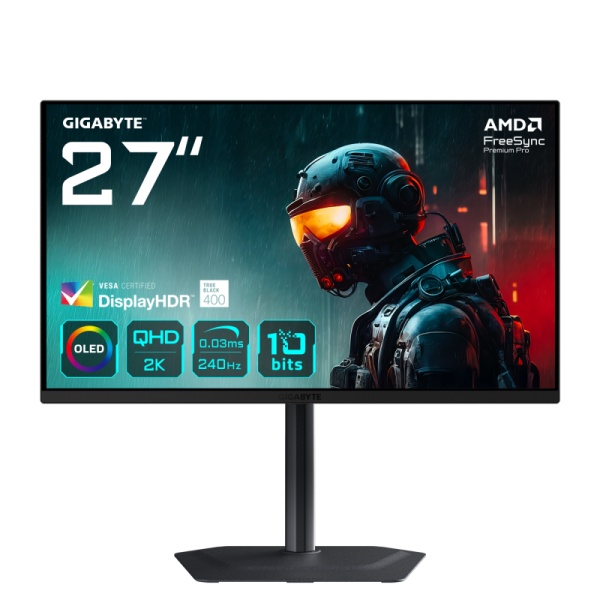 Monitor Gaming Gigabyte MO27Q2, 27", 2560 x 1440 pixeli, Black,