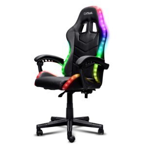 Scaun gaming Trust GXT 704 Roniq RGB, 5 roti, gas