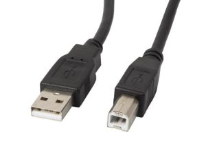 Cablu USB-A(M)  USB-B(M) 2.0 1 m negru cu ferită