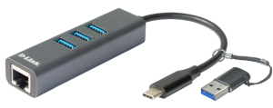 Adaptor Retea D-LINK DUB-2332, USB Type-C