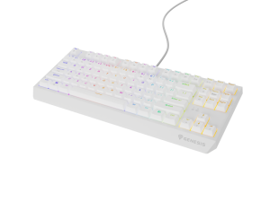 Tastatura Mecanica Gaming Genesis Thor 230 TKL, RGB, USB, Alb