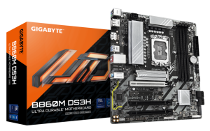 Placa de baza Gigabyte B860M DS3H, LGA 1851, DDR5, Micro-ATX