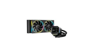 Cooler Procesor DeepCool LM240, Lichid, 12 cm, 2 ventilatoare, aRGB