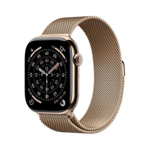 Apple Watch Series 11 GPS + Cellular 46mm Gold Titanium Case with