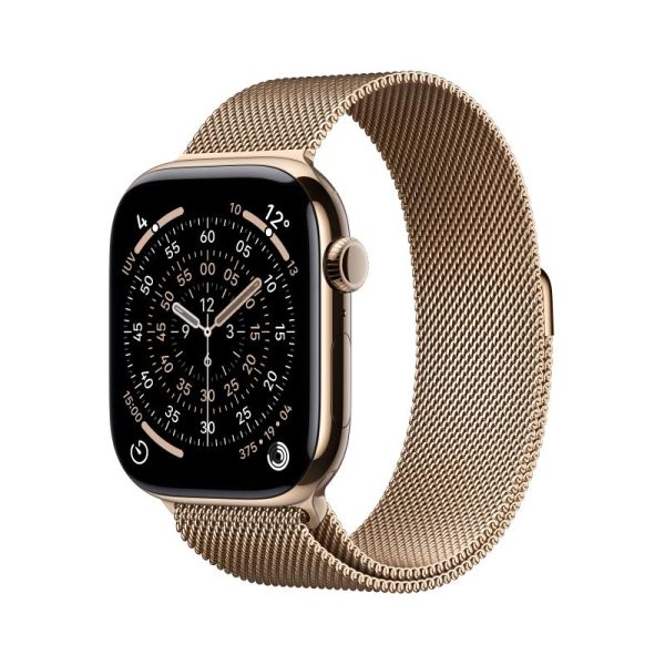 Apple Watch Series 11 GPS + Cellular 46mm Gold Titanium Case with