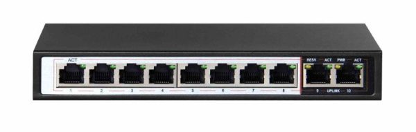 Extralink CERES  PoE Switch  8x 100Mb/s PoE/PoE+ 2x