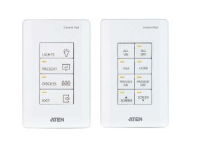 Aten 8-button Control Pad (US, 1 Gang), 4~8 buttons customizable