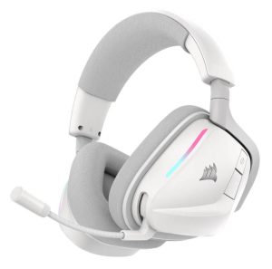 Casti Gaming Head-band Corsair VOID WIRELESS v2, Wireless/Wired, alb