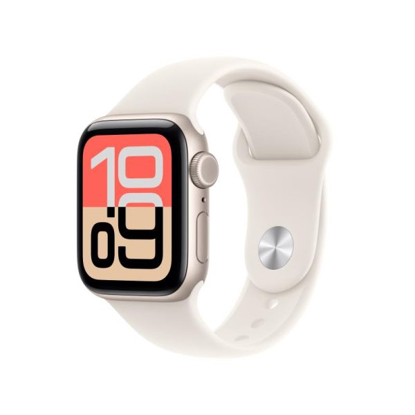 Apple Watch SE 3 GPS + Cellular 40mm Starlight Aluminium Case with