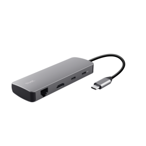 Hub USB Trust Dalyx 8 in 1, USB-C, 8 porturi,