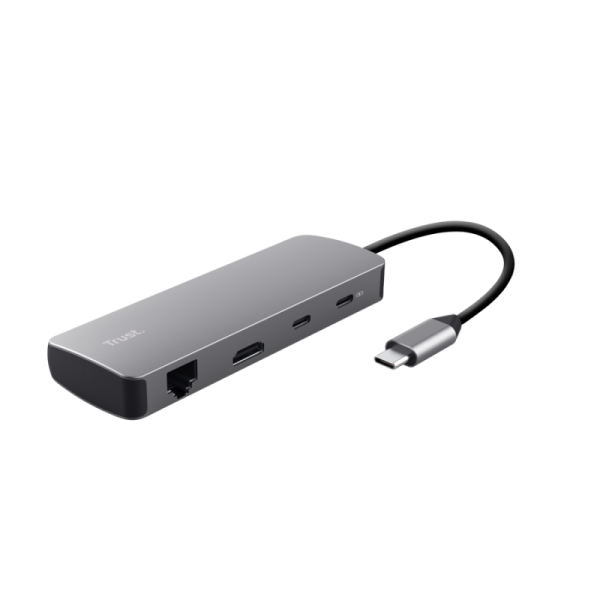 Hub USB Trust Dalyx 8 in 1, USB-C, 8 porturi,