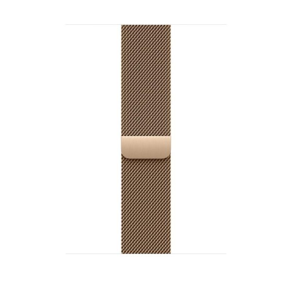 Curea pentru Apple Watch 46mm Gold Milanese Loop - S/M