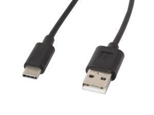 Cablu USB-C(M)  USB-A(M) 2.0 1,8 m negru