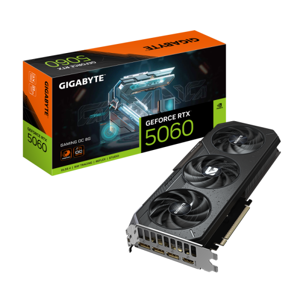 Placa video Gigabyte GeForce RTX 5060 GAMING OC, 8GB GDDR7,