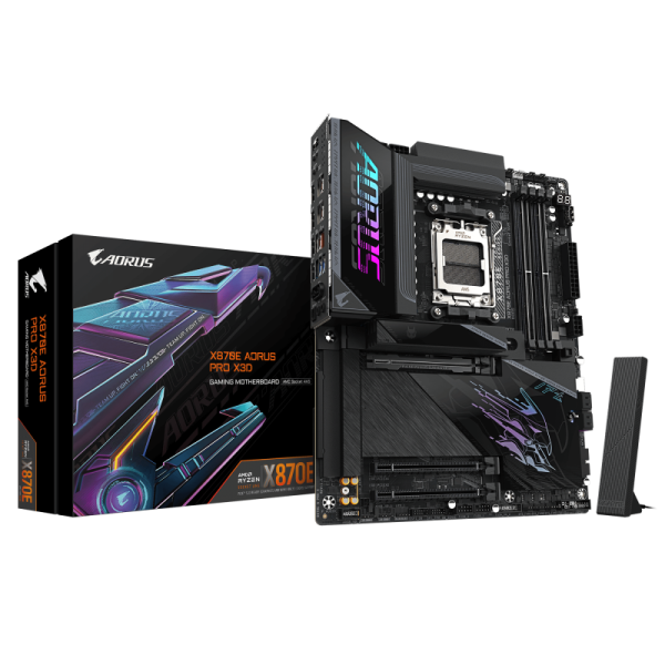 Placa de baza Gigabyte X870E AORUS PRO X3D, Socket AM5,