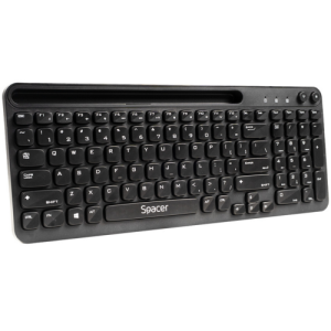 Tastatura SPACER SPKB-WS-04, Wireless, Negru