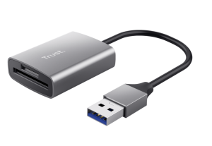 Hub USB TRUST Dalyx Fast, USB-A, 1 porturi, Argintiu