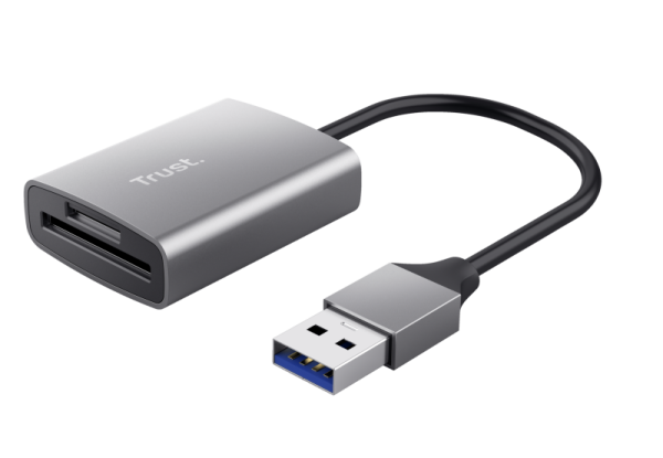 Hub USB TRUST Dalyx Fast, USB-A, 1 porturi, Argintiu