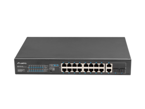Switch  16x 100 Mb PoE+ / 2x 1 Gb