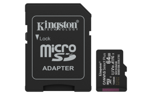 Card de memorie Kingston Canvas Select Plus Gen3 Micro-SDXC, 64