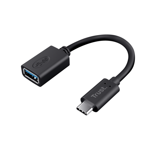 Hub USB Trust Calyx, USB-C, 2 porturi, Negru