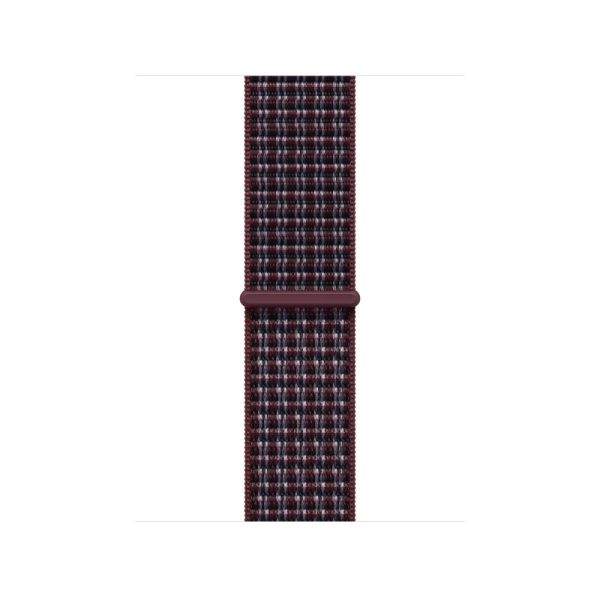 Curea pentru Apple Watch 40mm Burgundy Plaid Sport Loop