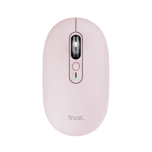 Mouse Wireless Trust Seron Slim Multi, 3200 dpi, Roz