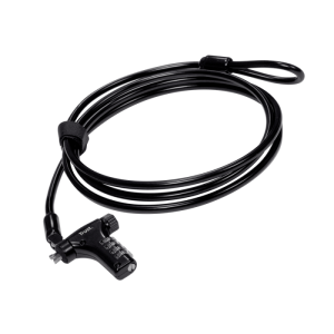 Cablu de securitate laptop Trust, lungime cablu 180 cm, negru
