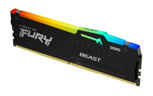 Memorie RAM Kingston FURY Beast RGB, 16GB DDR5, 6000MHz, CL36