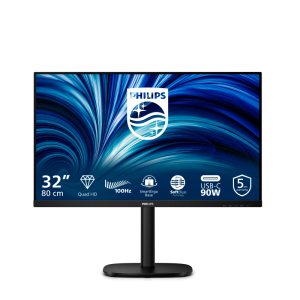 Monitor Consumer Philips 32B2U3601/00, 31.5", 2560 x 1440 pixeli, Black,