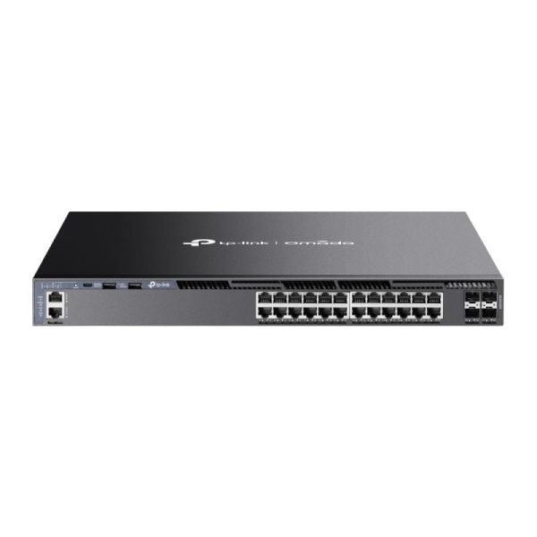 Omada 24-Port Gigabit Stackable L3 Managed Switch with 4 10GE