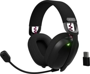 Casti Head-band Fury Fukiya F6, Wireless, Negru