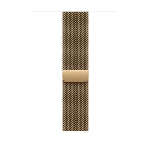 Curea pentru Apple Watch 46mm Radiant Gold Milanese Loop -