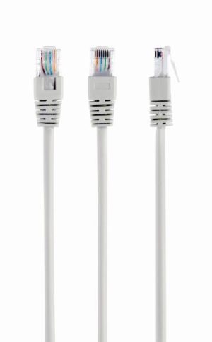 Patch cord UTP GEMBIRD Cat5e, cupru-aluminiu, 5 m, gri