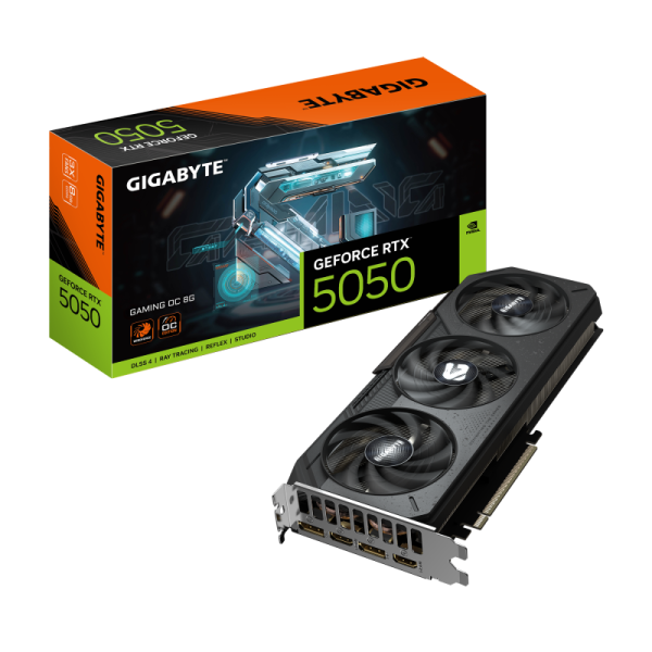 Placa video Gigabyte GeForce RTX 5050 GAMING OC, 8GB GDDR6,