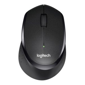 Mouse Wireless Logitech M330 SILENT PLUS, 1000 dpi, Negru
