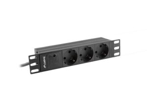 Unitate distributie alimentare PDU 10", 1U, 10A, 3 prize ,