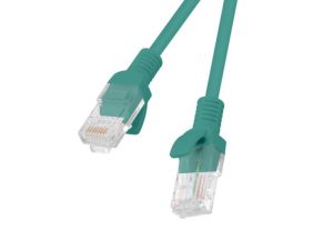 PATCHCORD CAT.5E UTP 0.5M GREEN FLUKE PASSED LANBERG