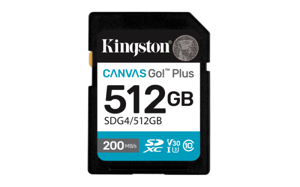 Card de Memorie SD Kingston 512GB Canvas GO plus CL