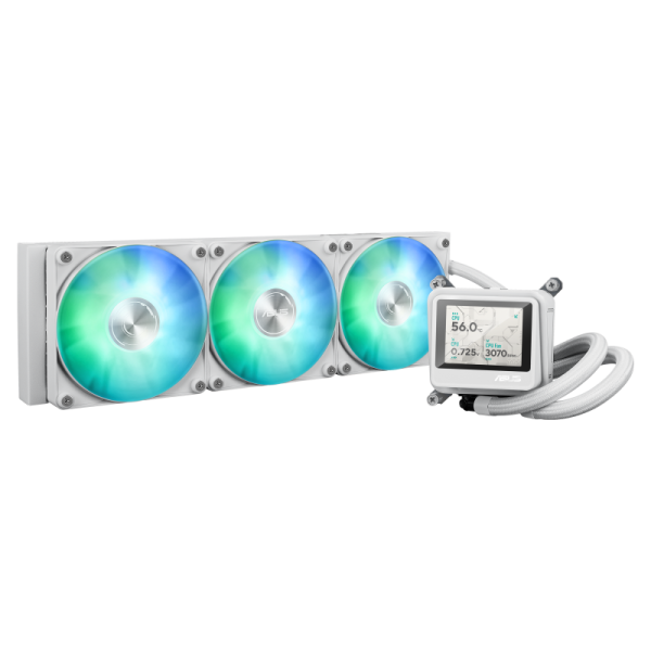 Cooler Procesor ASUS MAX Gaming LC 360 ARGB LCD White