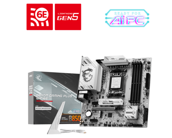 Placa de baza MSI B850M GAMING PLUS WIFI6E, Socket AM5,