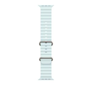 Curea pentru Apple Watch 49mm Ice Blue Ocean Band - Natural Titanium