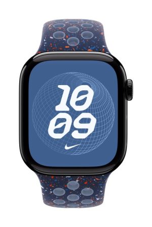 Curea pentru Apple Watch 42mm Blue Ribbon Nike Sport Band