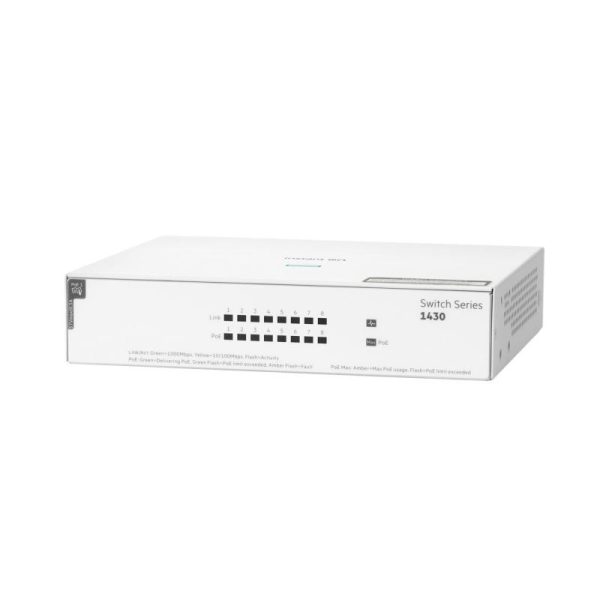 HPE Networking Instant On Switch 8p Gigabit CL4 PoE 64W