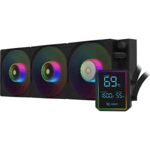 Cooler Procesor AQIRYS Aurora 360, Lichid, 12 cm, 3 ventilatoare,